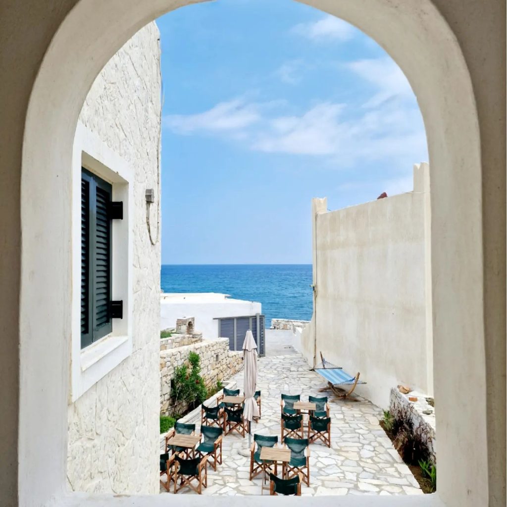 Naxos beachfront stay at Akti Apollona apartments and suites